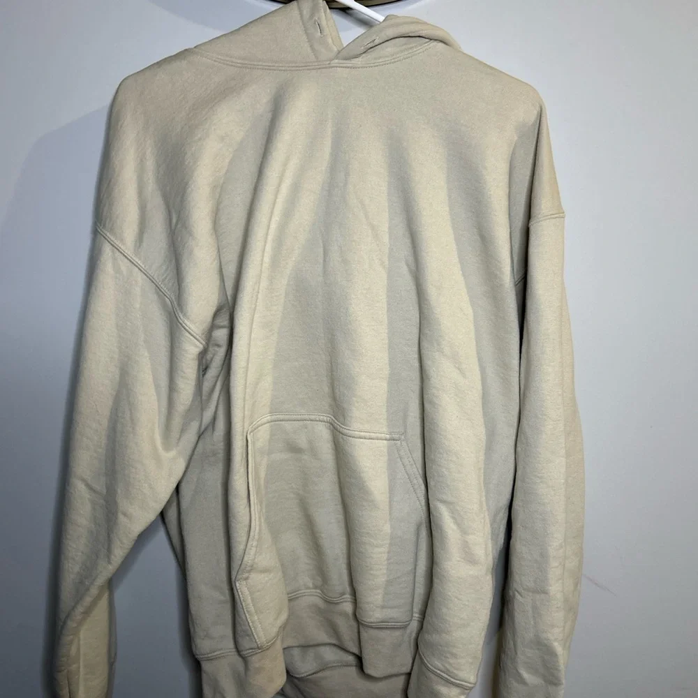 Gildan Light Tan Hoodie - Picture 3 of 12